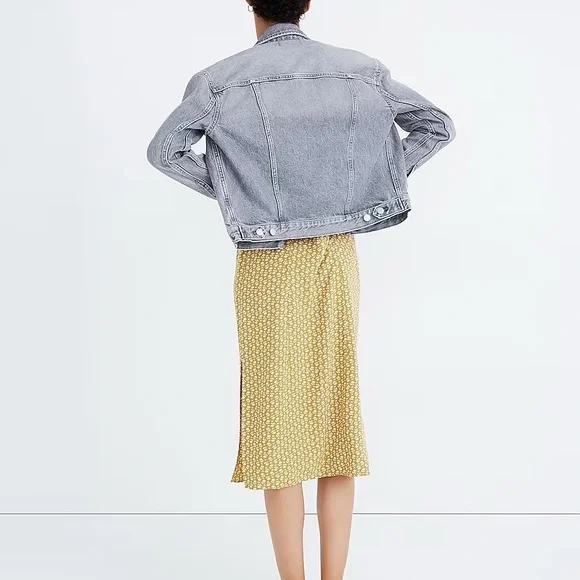 Madewell Gray Denim Jacket - Picture 4 of 7